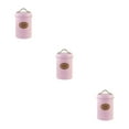thumbnail image 1 of Decodeary Airtight Storage Jars Kitchen Essential Fresh And Dry Kitchen Storage Jars Storage Container Organizer Canister Pink sugar 3Set, 1 of 6