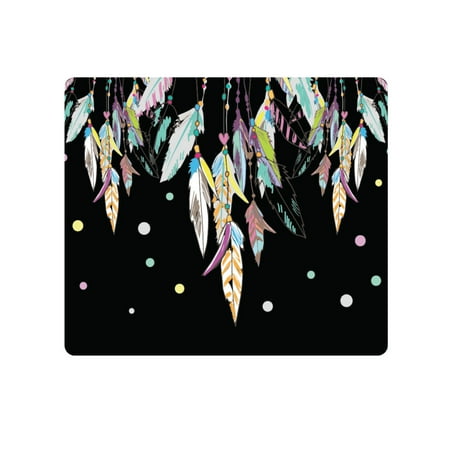 Catchers Pad - OTM Prints Black Mouse Pad, Dream Catcher Color