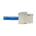 thumbnail image 2 of Eaton Tripp Lite Series Cat6 Keystone Jack Cable Assembly - Unshielded, PoE+, RJ45 M/F, 18 in., Blue - Network extension cable - RJ-45 (M) to RJ-45 (F) - 1.5 ft - UTP - CAT 6 - IEEE 802.3af - keystone jack - blue, 2 of 3