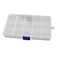 thumbnail image 4 of Clear Guitar Pick Storage Box with 15 Grids, 4 of 6