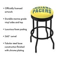 thumbnail image 3 of Trademark Gameroom Indiana Pacers Fade Black Ribbed Barstool, 3 of 5