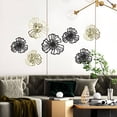 thumbnail image 2 of RLESO 2026 New Metal Wall Art Multi Colored Flower Design Large Wall Decor Layered Wall Accent Wall Decor Living Room for Home Decor Living Room Styling Modern Interior Design Vibrant Wall Accents, 2 of 5