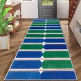 thumbnail image 2 of 2x6 FT Kitchen Runner Rugs Non Skid Washable, Faux Wool Rug Runners for Hallways Bathroom Carpet Runner, Soft Indoor Modern Floor Rug for Entryway Laundry Room, 2 of 11
