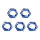 thumbnail image 1 of Adaptador 5 Piezas AN8 Rosca Hembra Tuerca De Bloqueo Hexagonal aleación De Metal Adaptador De Montaje De Tuerca De Bloqueo Reemplazo Azul Para Accesorios De Mamparo, 1 of 7