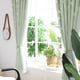 thumbnail image 4 of Whataatahia Cortina opaca de ventana de oscurecimiento de doble capa para dormitorio (verde), 4 of 8