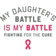 thumbnail image 2 of CafePress - My Daughter's Battle Is My Battl - 11 oz Ceramic Mug - Novelty Coffee Tea Cup, 2 of 4