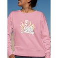thumbnail image 2 of Manga Girl Reading Book Sweatshirt Women -Image by Shutterstock, Female 5X-Large, 2 of 4