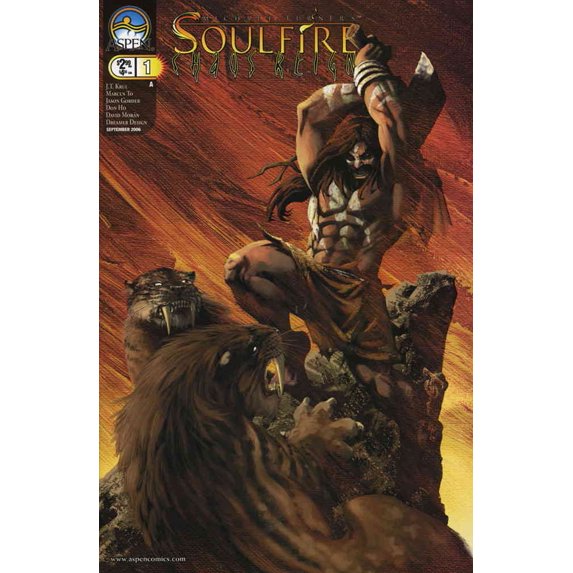 Soulfire: Chaos Reign #1A VF ; Aspen Comic Book