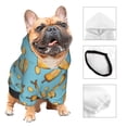 thumbnail image 3 of Gaeub Lemon Ice Cream Dog Hoodie Sweatshirts Warm Dog Clothes for Small Dogs,Puppy and Cat Costume-X-Small, 3 of 7