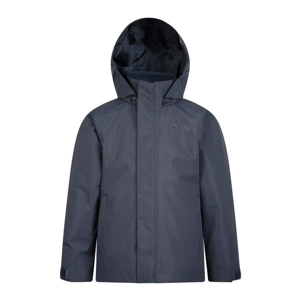 Mountain Warehouse Fell Kids 3 in 1 Jacket Packaway Hood Triclimate
