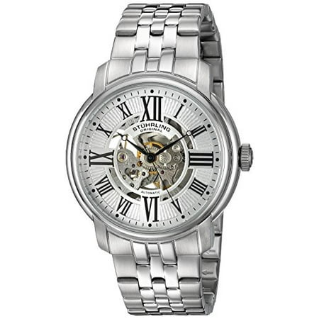 Men's 812.01 Atrium Automatic Skeleton Stainless Steel Watch