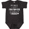 thumbnail image 3 of Inktastic My Uncle is a Firefighter and a Hero Boys or Girls Baby Bodysuit, 3 of 5