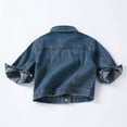 thumbnail image 5 of Kids Jackett for Boys Button Down Denim Jacket Children Casual Jacket Blue Jacket for Boys Kids Fall Jacket 4-5 Years, 5 of 8