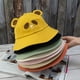 thumbnail image 5 of Sombrero De Pescador De Oso De Dibujos Animados, Sombrero De Cubo De Verano Para El Sol, Gorra De Pescador De Ala Ancha Para Adultos, Niños, Mujeres Y Hombres Sweethay AP007243-02, 5 of 6