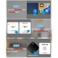 thumbnail image 2 of Buscador de llaves Bluetooth DSDFPFG Air Tags, paquete de 4, color negro, 2 of 7