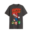 thumbnail image 5 of Nintendo Super Mario, Men's & Big Men's Graphic Tee, Jump Friends, Sizes S-3XL, 5 of 6