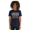 thumbnail image 2 of Weekend Forecast Camping with a Chance of Wine - Funny Camp Short-Sleeve Unisex T-Shirt (Navy, XL), 2 of 4