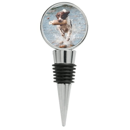 

Photograph of a Hunting Dog Training Wine Stopper