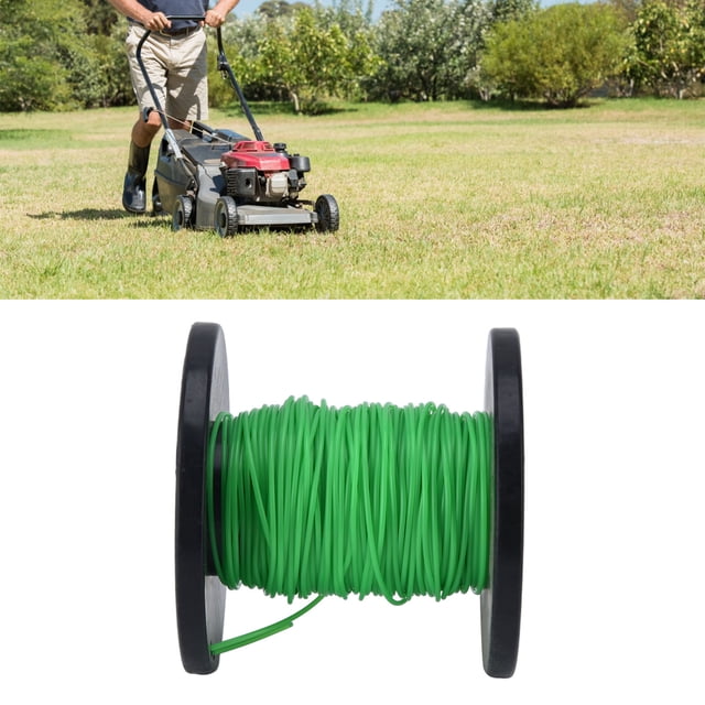Línea De Desbrozadora De Hilo De 2 Mm, Línea De Desbrozadora De Césped De Alta Eficiencia Línea De Cortacésped Accesorios De Desbrozadora Línea De Desbrozadora De Hilo