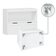 thumbnail image 6 of Jopath Kids Bookshelf and Toy Storage with 2 Removable Bins for Bedroom,Playroom,White, 6 of 7