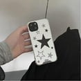 thumbnail image 4 of Fashion Y2K Stars Mirror Phone Case for iPhone 14promax 13promax 13 12 11 ，Lovely Cartoon Fashion Super Star Shockproof Silvery Phone Case-for iPhone 13, 4 of 7