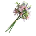 thumbnail image 4 of Paquete de flores artificiales Simulación Decoración floral Oficina en casa Mesa Centro de mesa Ornamento de flores falsas, Rosa claro Monstrate HA7163-02B, 4 of 6