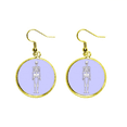 thumbnail image 1 of La estructura de los huesos del cuerpo humano Ear Dangle Golden Drop Earring Jewelry Mujer Unbranded M, 1 of 3