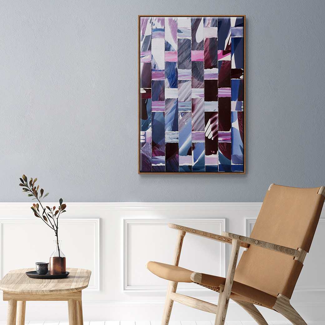 Dream Portals Framed Premium Gallery Wrapped Canvas - Ready to Hang - 27 x 41 - Walnut Floating Frame