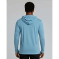 thumbnail image 6 of Real Essentials 3 Pack: Men's Cotton Lightweight Casual Pullover Drawstring Hoodie With Pocket (Available In Big & Tall), 6 of 7