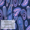 thumbnail image 5 of King Pillow Cases Standard Size - Purple Paisley Soft Envelope Closure Microfiber Block Print Pillow Cover, Wrinkle Stain Resistant Travel Pillow Covers Standard Size 20x36in, 5 of 7