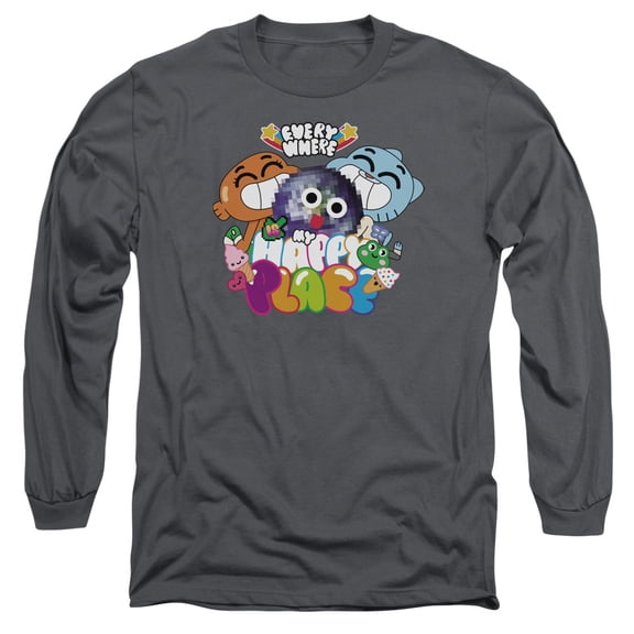 Amazing World Of Gumball - Happy Place - Long Sleeve Shirt - X-Large