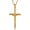 Gold Color, variant on 14K Yellow Gold Link Chain INRI Jesus Cross Crucifix Pendant&Necklaces Men Fashion Jewelry