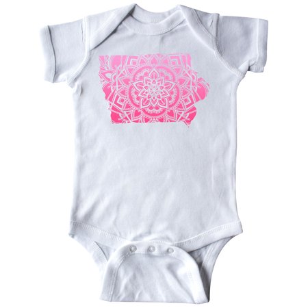 

Inktastic Iowa Silhouette Mandala Gift Baby Boy or Baby Girl Bodysuit