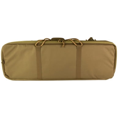 Tac-Six™ 38" Lockable 2-Firearm Unit Gun Case, Laser Cut Molle Front, Coyote