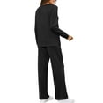 thumbnail image 6 of UVN 2 Piece Outfits for Women Long Sleeve Sweatsuit and Wide Leg Tracksuit Ladies Fall Cozy Lounge Sets, 6 of 11