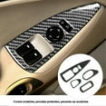 thumbnail image 4 of 4 Pieces Car Door Window Lift Switch Panel Cover Trim Carbon Fiber Style Replacement for Corvette C6 2005?2013, 4 of 5