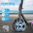 thumbnail image 2 of Electric Scooter for Adults, 600W, 30 Miles & 25 MPH Max, 10'' Pneumatic Tires Portable Folding Design，Commuting E-Scooter Blue, 2 of 9