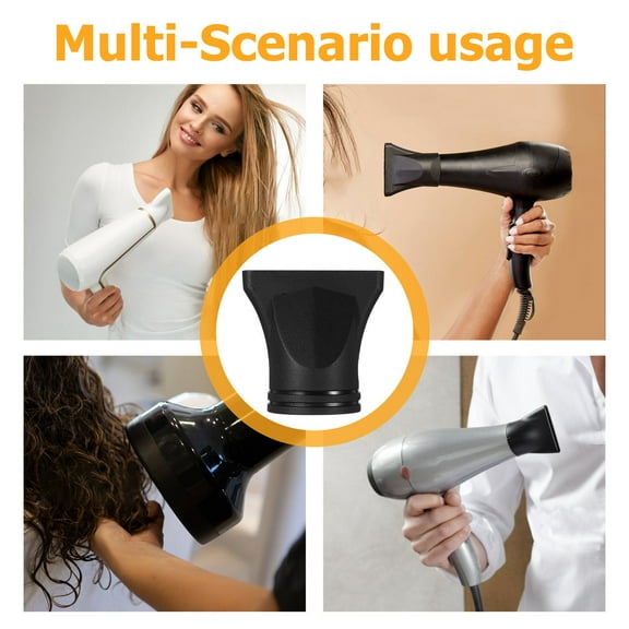 Beaupretty Hair Dryer Nozzle Black Plastic Concentrated Styling for Smooth Glossy Look
