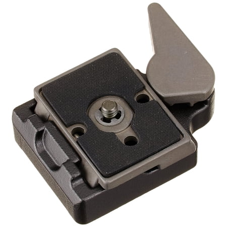 Manfrotto 323 RC2 Rapid Connect Adapter with 200PL-14 Quick Release Plate - Replaces 3299-Black