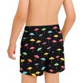 thumbnail image 6 of ITSAME Swim Trunks for Boys, Elastic Waist Quick-Dry Fashion Print Summer Casual Beach Swim Shorts Multicolor 10-11T, 6 of 7
