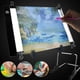 thumbnail image 5 of Juego de 6 piezas de herramientas de pintura de diamantes, suministros de arte con luz LED, Kit de libro con tapa de Panel luminoso A4, 5 of 12