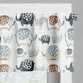 thumbnail image 3 of Ambesonne Animals Valance Pack of 2, Dotted Patterns, 54"X12", Multicolor, 3 of 5