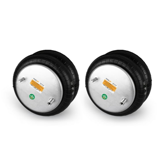 2 pack of TORQUE Double Convoluted Air Spring Bag (Replaces Firestone 7410, W01-358-7410, Freightliner 16-11378-000) (2 x TR7410)