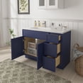 thumbnail image 3 of 45" Freestanding Bathroom Vanity Cabinet without Top in Blue, 3 of 6