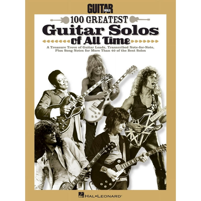 Hal Leonard Guitar World's 100 Greatest Guitar Solos of All Time