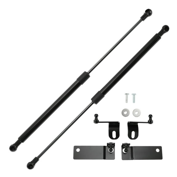 Unique Bargains Lift Supports Struts for Mazda MX-5 Miata NC 2005-2014 Front Hood Gas Spring Black with Mounting Bracket 2 Pcs