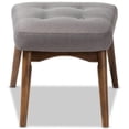 thumbnail image 3 of Bowery Hill Contemporary Tufted Ottoman in Gray, 3 of 6