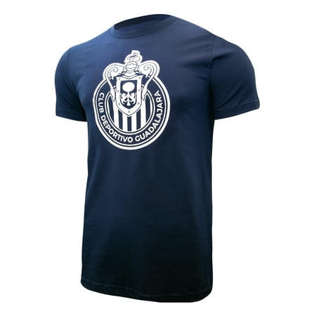 Icon Sports Men Chivas De Guadalajara Officially Licensed Soccer T-Shirt Cotton Tee -01 Small