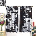 thumbnail image 4 of Sexy Leopard Print Curtains Brown Animal Texture Wild Animals Print Curtain with Rod Pocket for Living Room Apartment Home Decor Drapes Window Treatments 2 Panels Set 42x54 Inch, 4 of 4