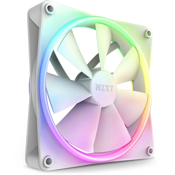 NZXT F140 140mm RGB DUO Fan, Matte White